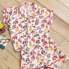 Saffron Palace Short Pajamas Image 1