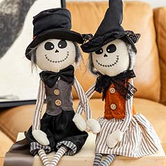 Skeleton Scarecrow Duo Image 2