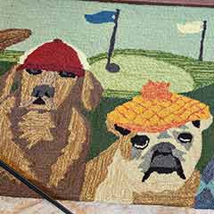 Golfing Dogs Grande Estate Mat Image 2
