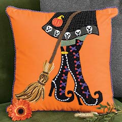 Uptown Witch Pillow Image 1