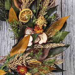 Harvest Bounty Preserved Wreath Image 2