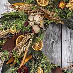 Harvest Bounty Preserved Wreath Image 3