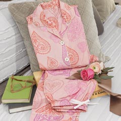 Paisley Hearts Pajamas Image 1
