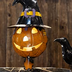 Pumpkinhead Metal Scarecrow Image 7