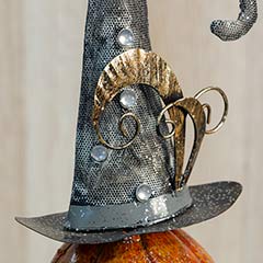 Stacked Metal Jack-O-Lanterns Image 6