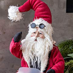 Cool Santa & Snowmobile Image 2