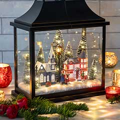 Caroling Village Lantern Image 4