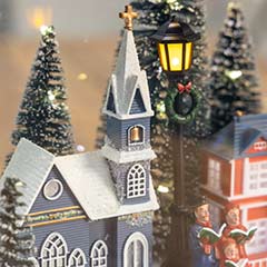 Caroling Village Lantern Image 5