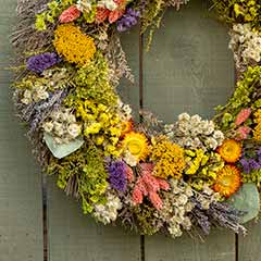 Flower Stand Preserved Wreath Image 2
