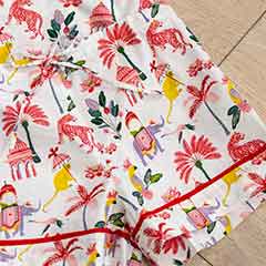 Saffron Palace Short Pajamas Image 4