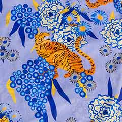 Bright Tiger Floral Pajamas Image 2