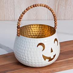Whimsical Metal Jack-O'-Lantern Image 2