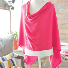 Cashmere Poncho Image 2