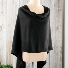 Cashmere Poncho Image 3